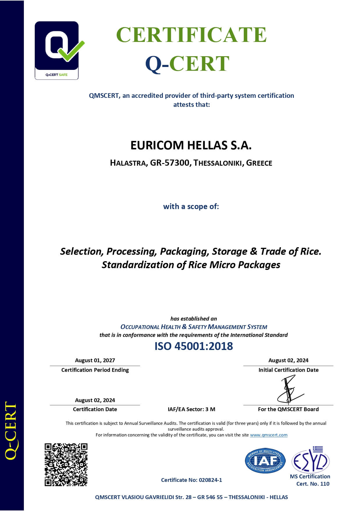 Certification 10