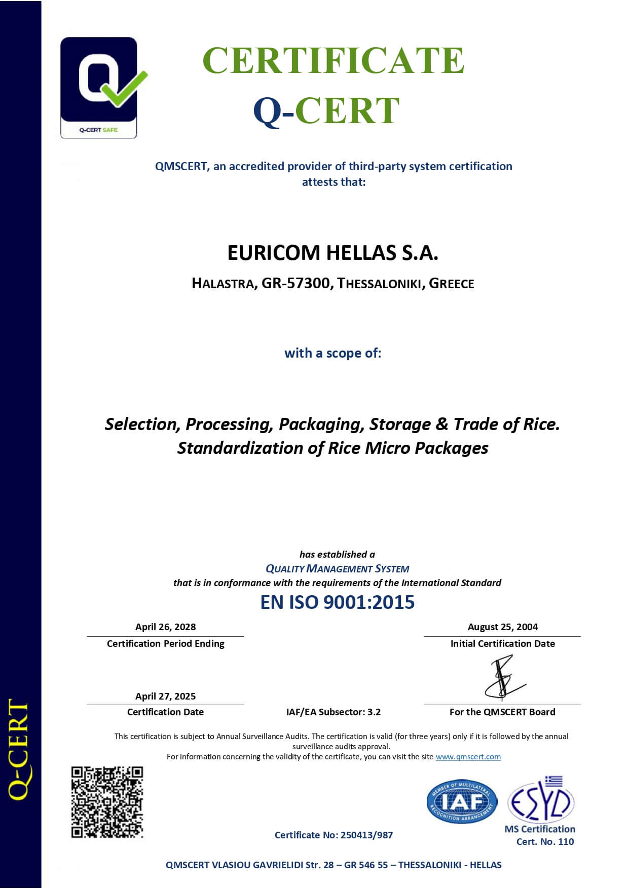 Certification 13